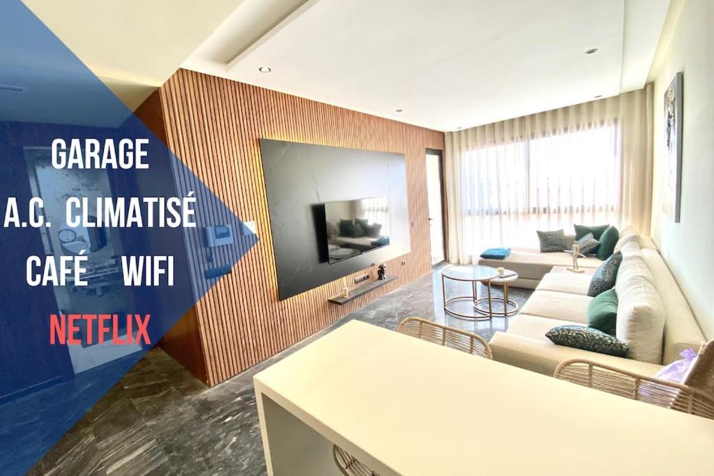 New Modern 1 Bedroom 1Min Fr Tramway Casablanca Esterno foto